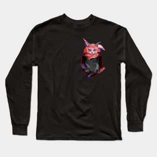 demon cat in your pocket Long Sleeve T-Shirt